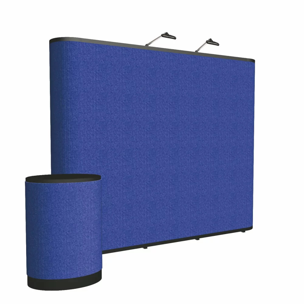 10' Straight Show 'N Rise Floor Display Kit (Fabric)