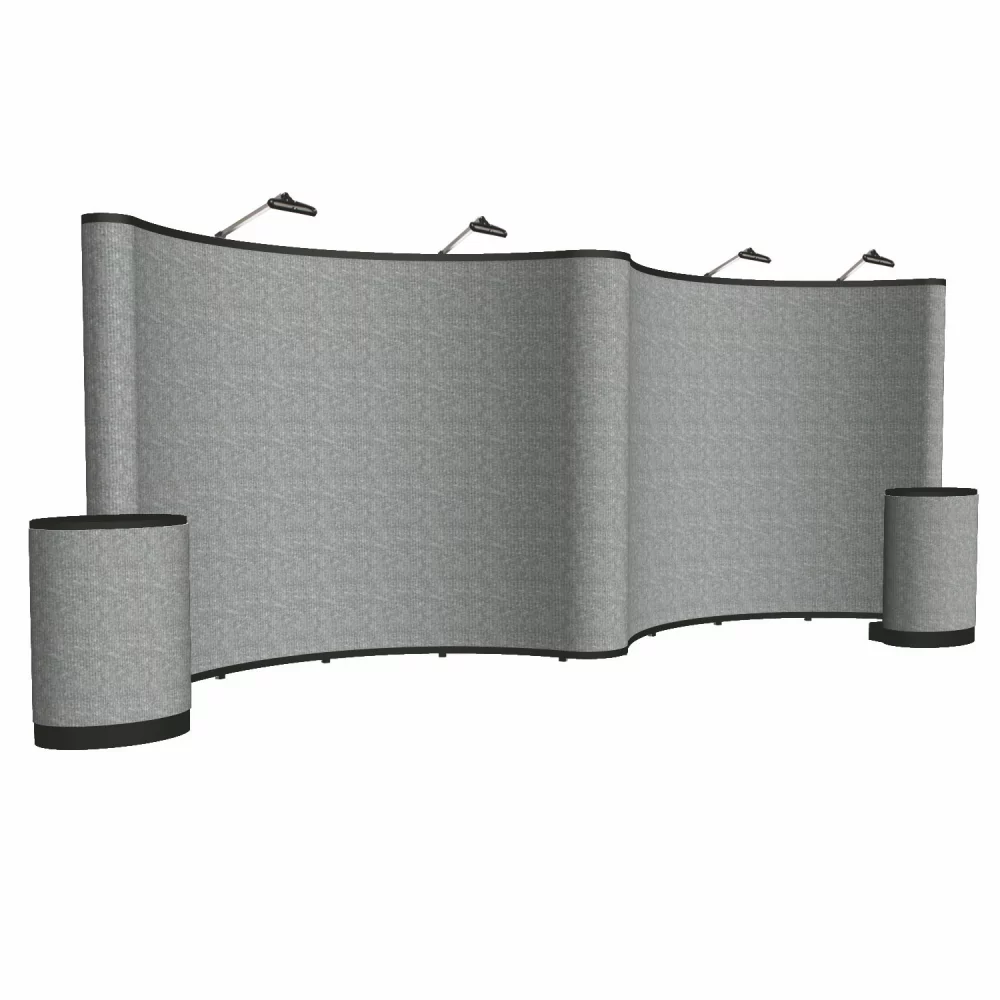 Kit d'affichage sur le sol Show 'N Rise Gullwing de 20' (tissu)