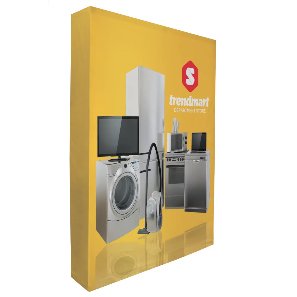 5' Straight Splash Floor Display Wrap Kit (Poly Knit)