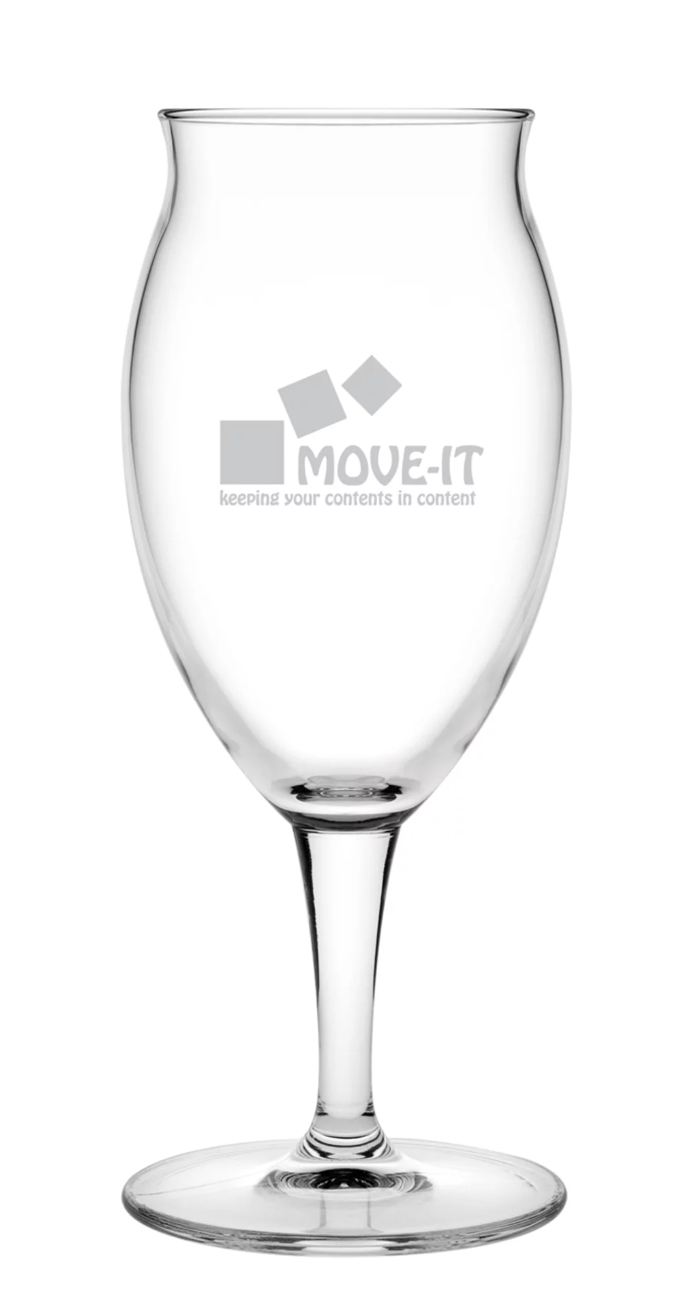 Waterloo 13.75oz clear glass stemmed craft pilsner