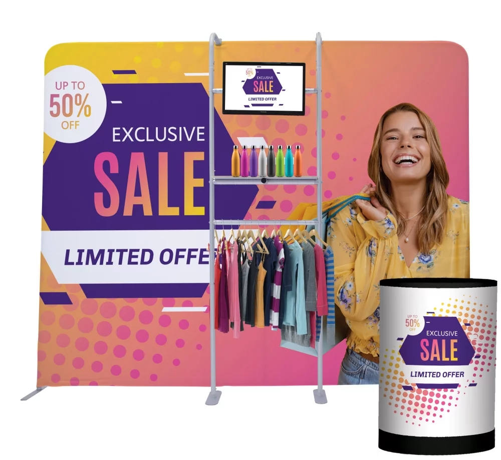 Forfait complet de promotion de produit en salon