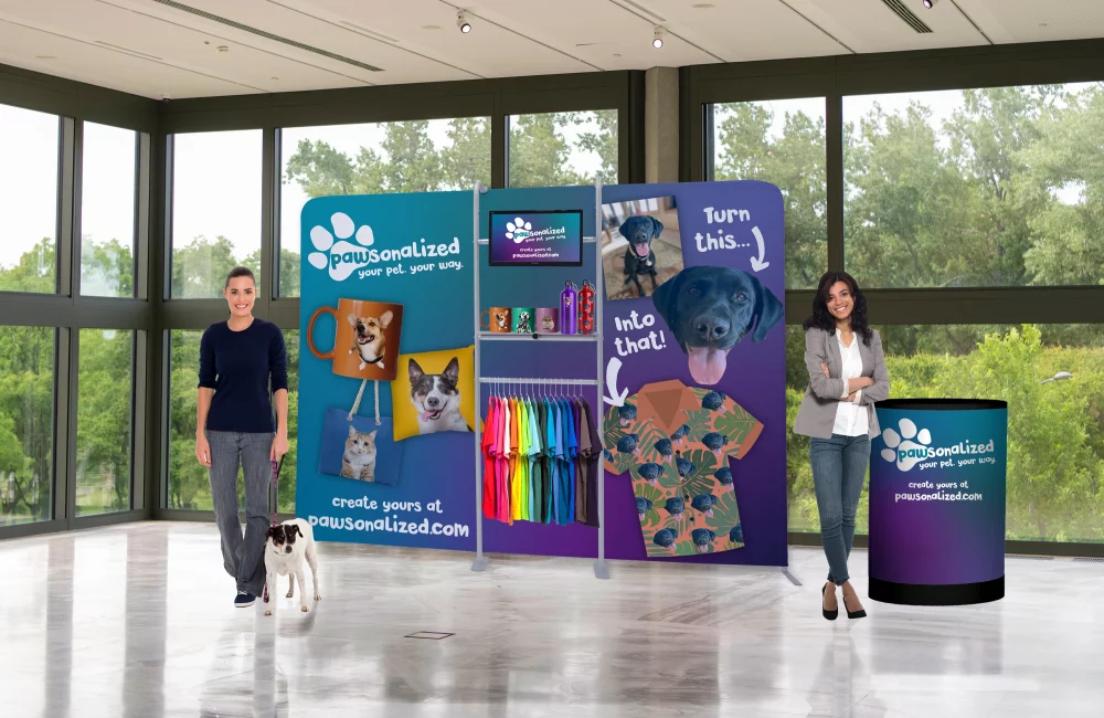 Forfait complet de promotion de produit en salon