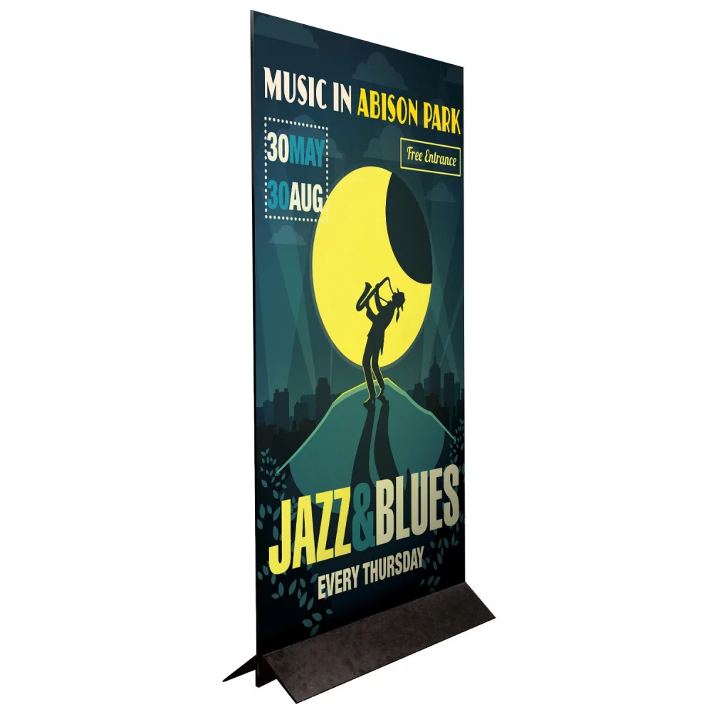 Porte-affiche autoportant de 24 pouces