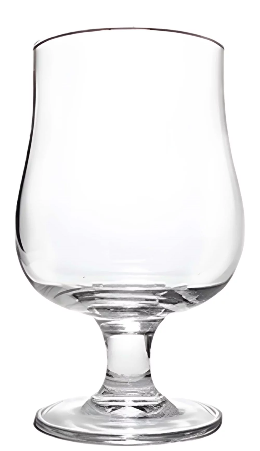 ~ Belgium Craft 15.75oz clear footed glass - Bulk Packaging/Pallet