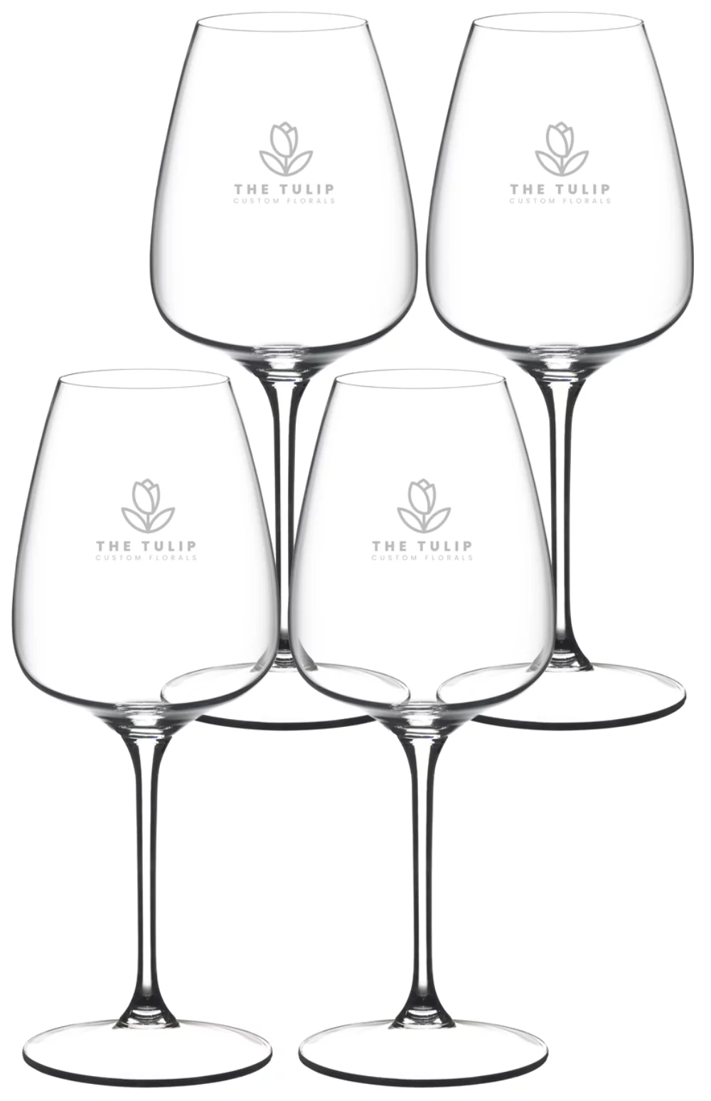 Verre à vin blanc/champagne Riedel Grape de 18,625 oz en cristal, ensemble de 4 dans une boîte cadeau Noir.