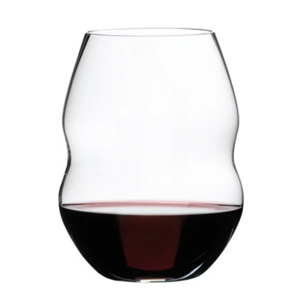 Verre à vin rouge sans pied Swirl Red de 20,5 oz en cristal RIEDEL