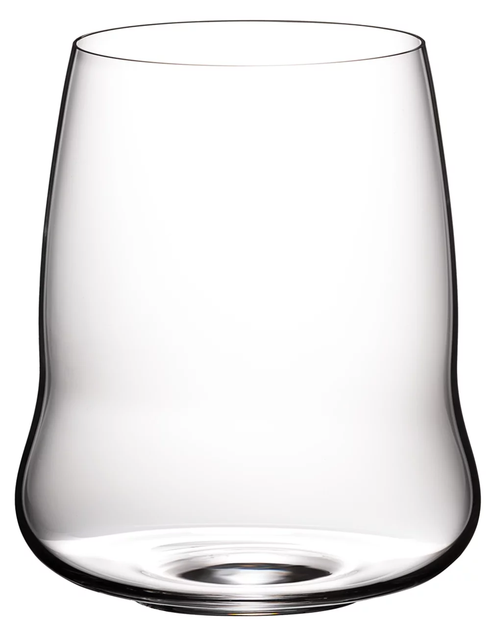 ~Stemless Wings Cabernet Sauvignon, 23oz RIEDEL crystal stemless glass S/2 in a Jet black gift box -