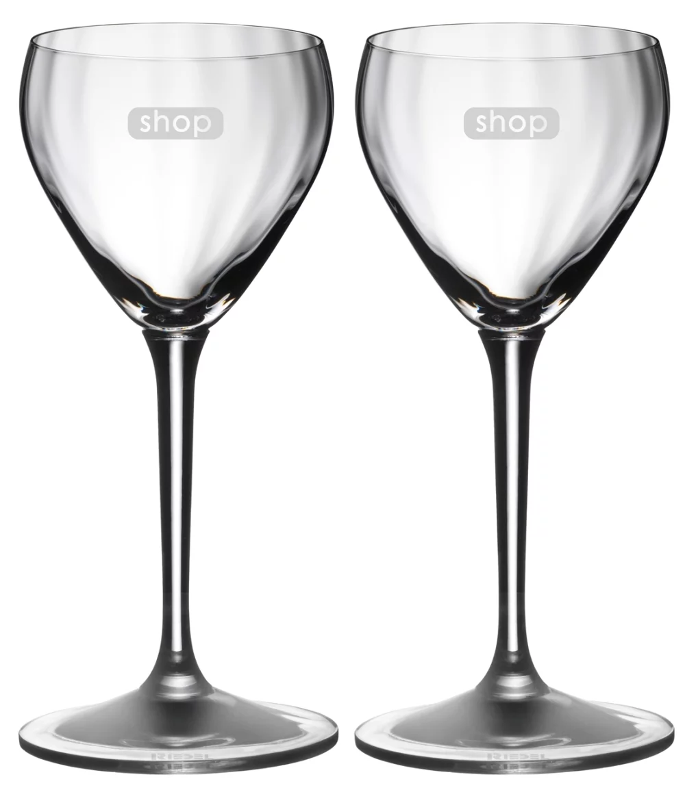 Riedel Drink Specific Nick & Nora Large 6-5/8oz stemmed crystal glass S/2 in an Ovation gift box