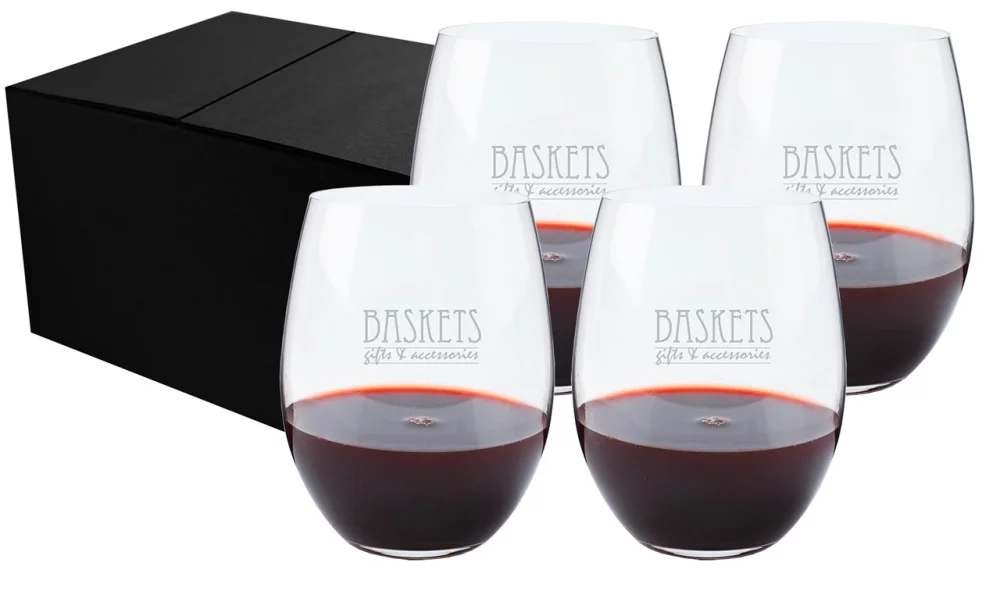 Cabernet Merlot 21-1/8oz RIEDEL verres sans pied en cristal S/4 dans une boîte cadeau Midnight