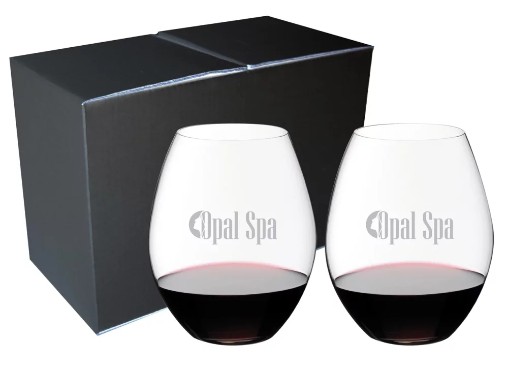 Dégustation de 20 oz sans pied en cristal RIEDEL S/2 dans une boîte cadeau Mystique