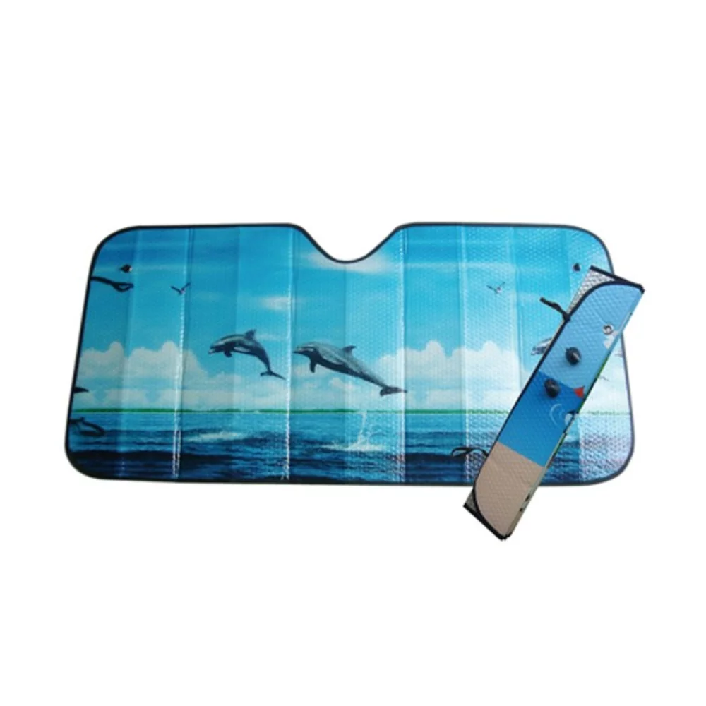 Accordion bubble sunshade