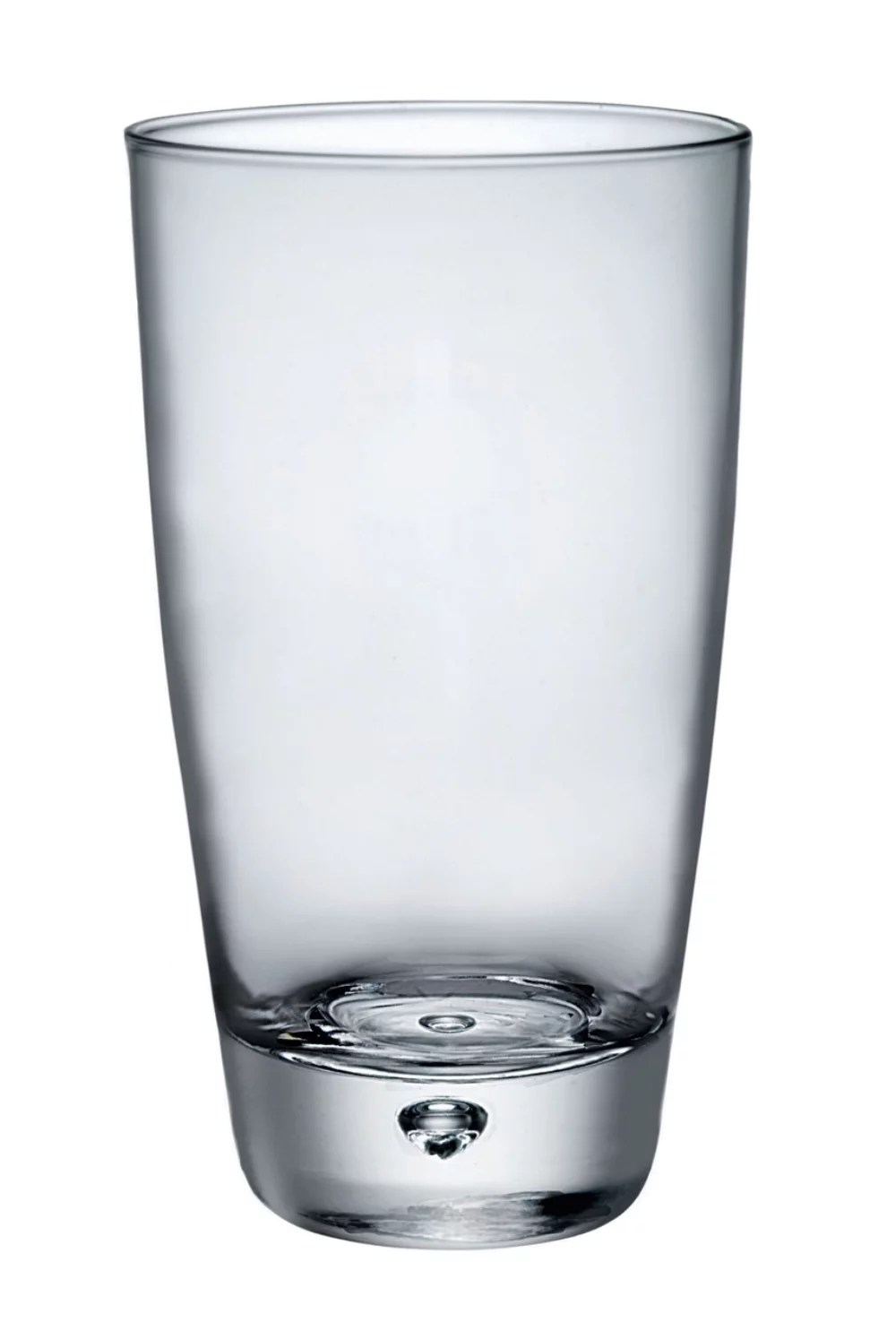 Verre à boire en verre transparent Bormioli Rocco Luna 15,25 oz, ensemble de 4, dans une boîte cadeau "Sable".