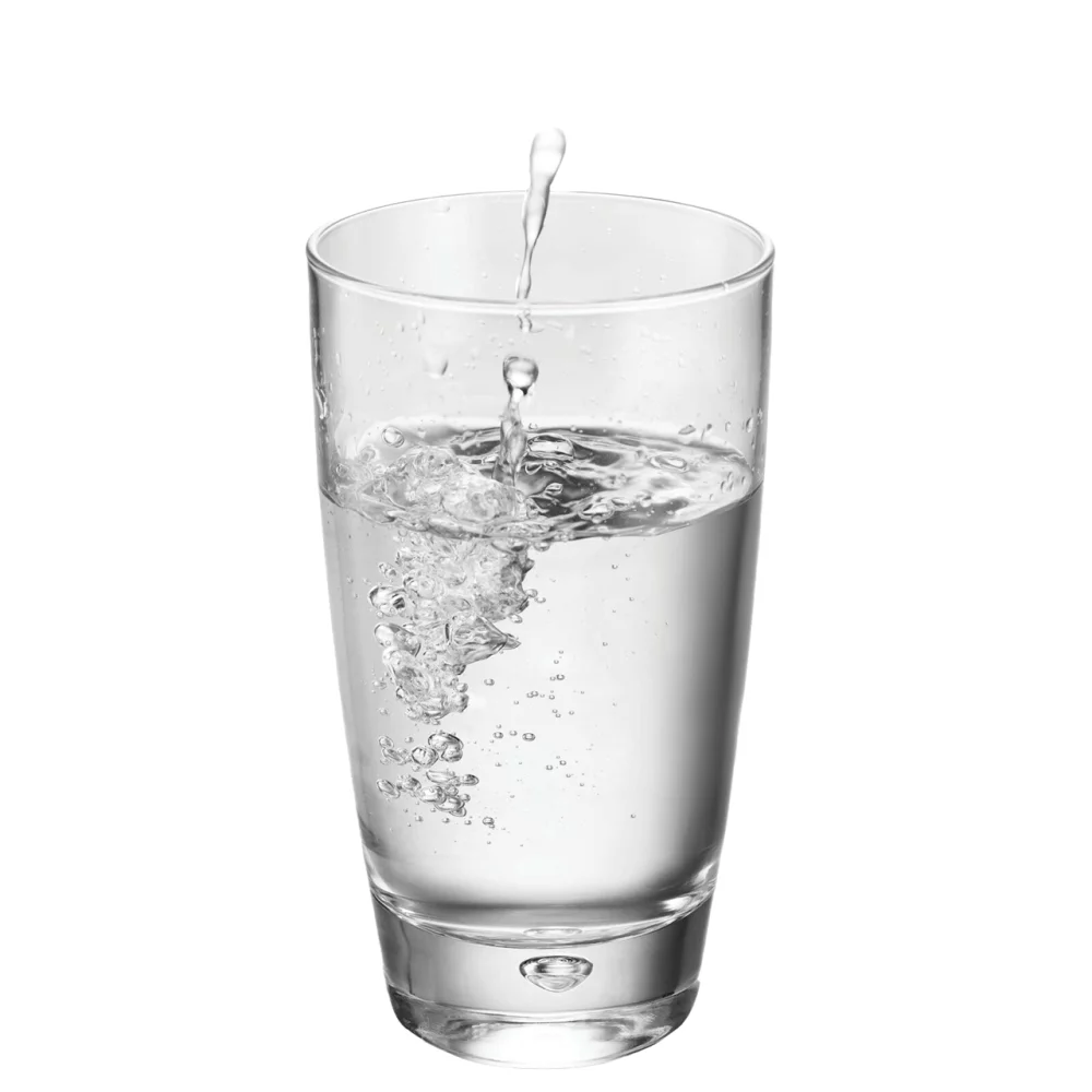 Verre à boire en verre transparent Bormioli Rocco Luna de 15,25 oz.