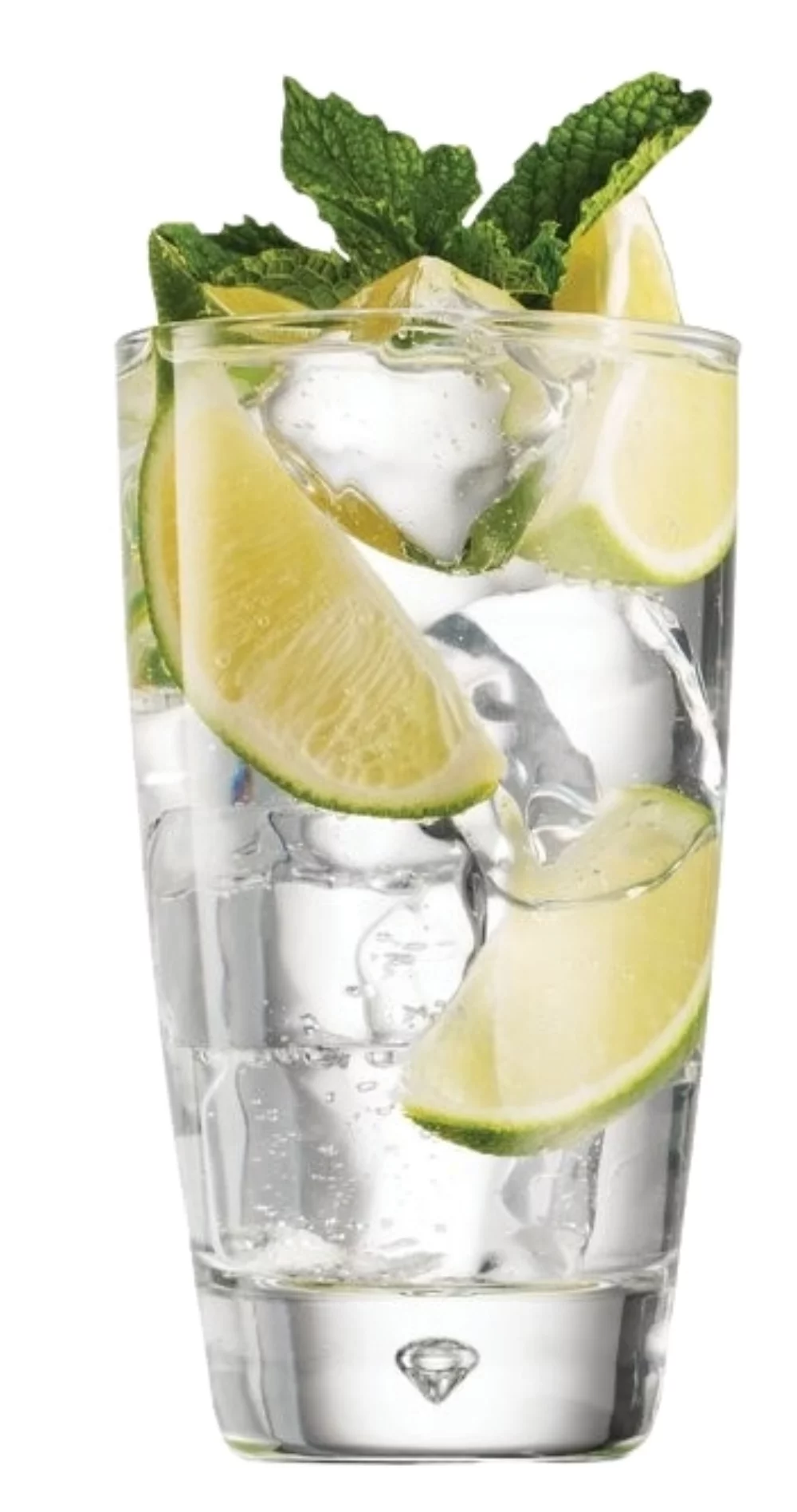 Verre à boire en verre transparent Bormioli Rocco Luna 15,25 oz - Emballage en vrac/Palette