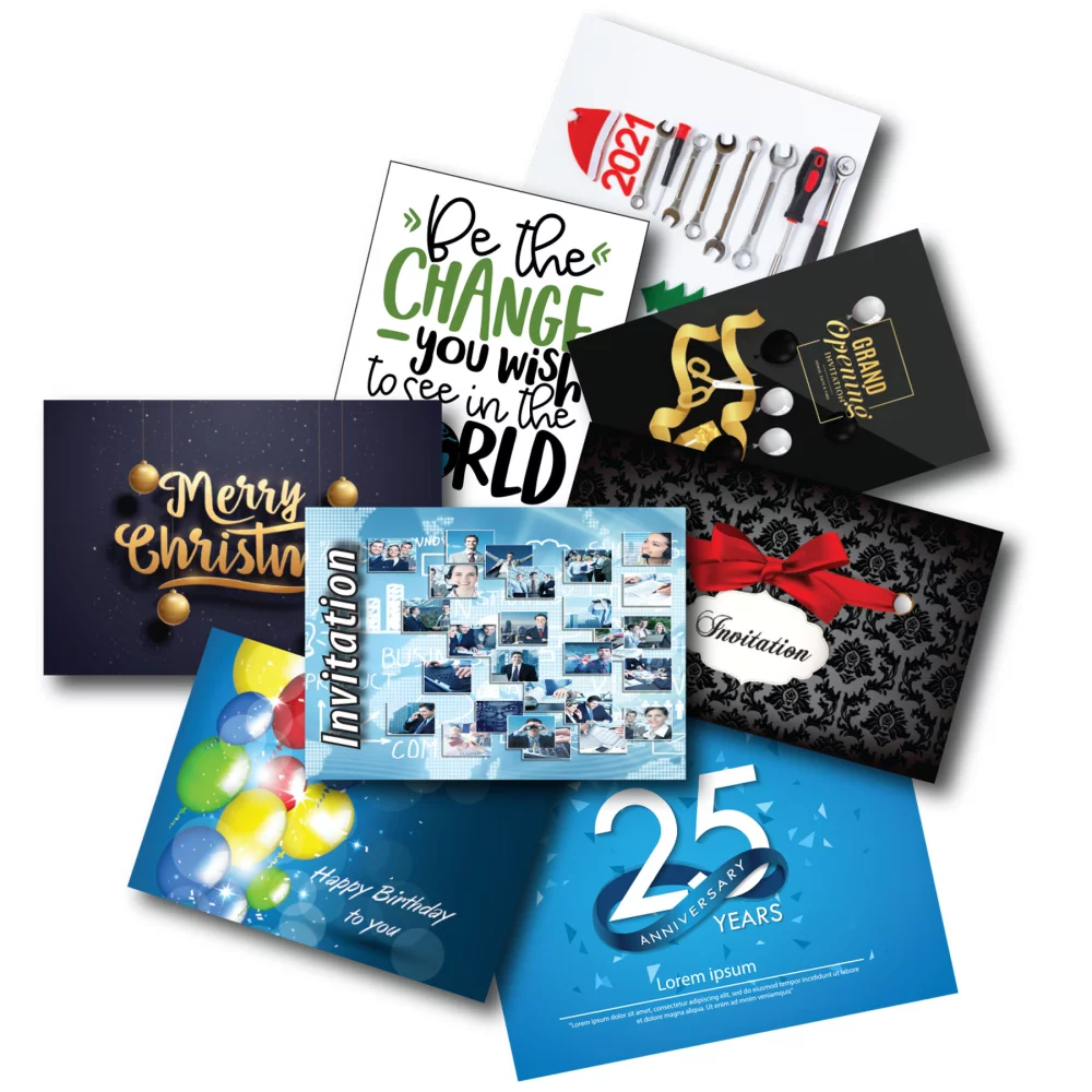 Cartes de vœux personnalisées