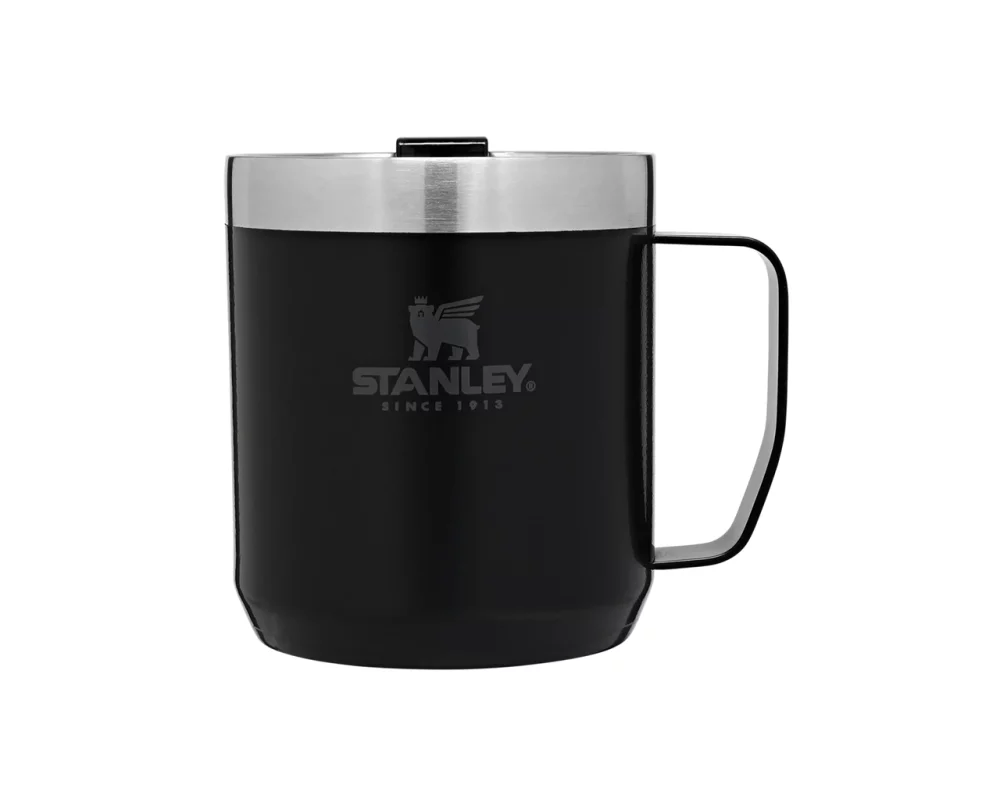 Stanley® Classic La tasse de camping légendaire 12 oz noire - Gravée
