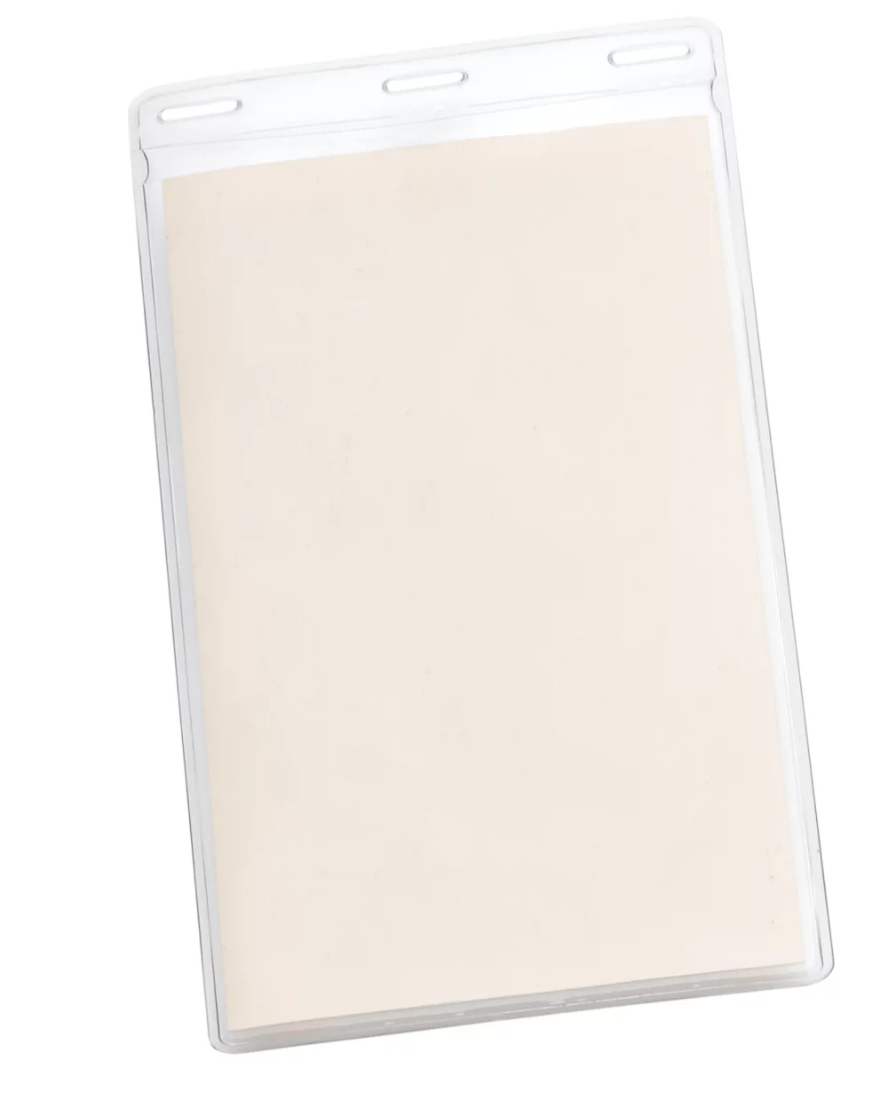 4" x 8" Blank Oversized Vertical Vinyl Pouch