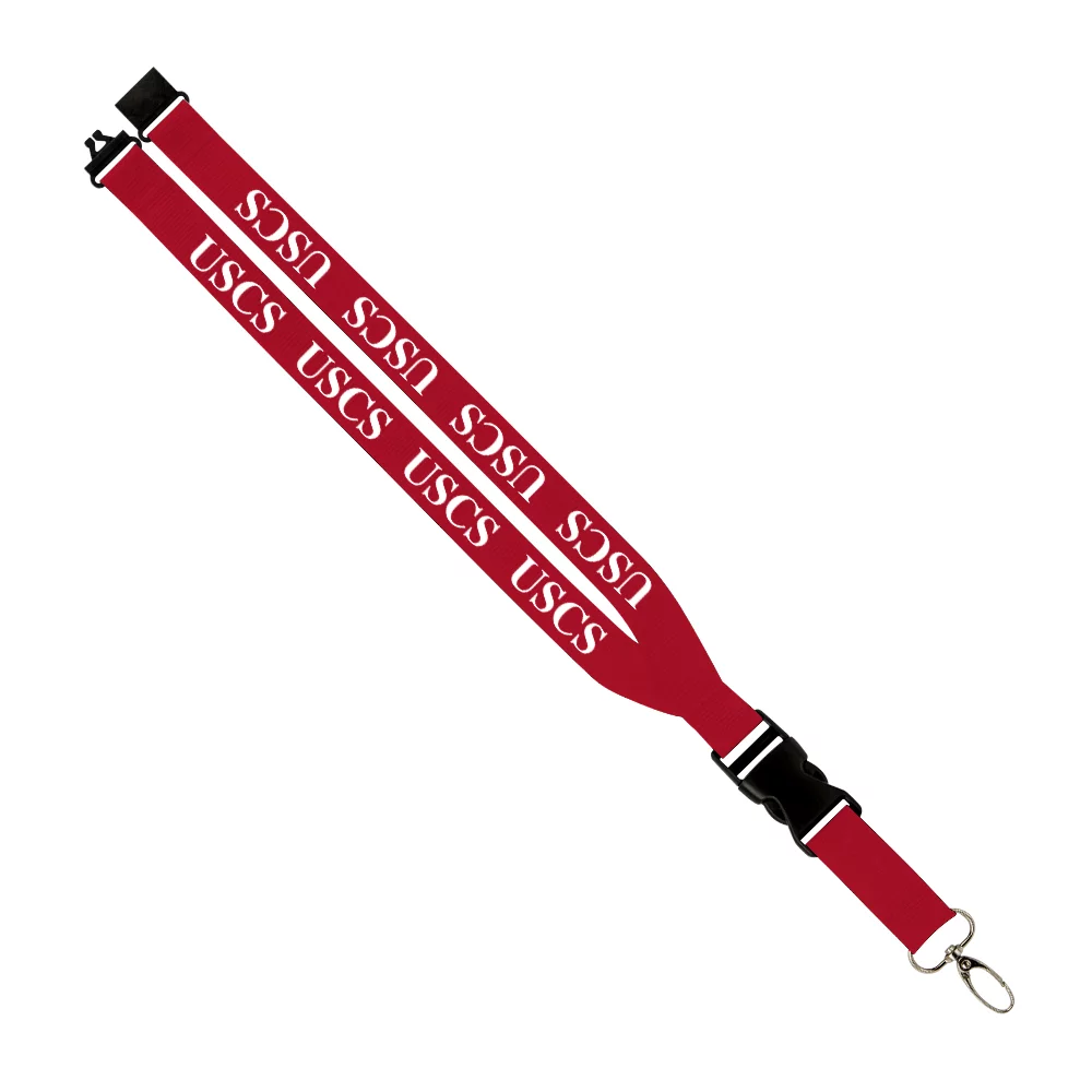 Maverick Polyester Lanyard w/Convenience Release & Metal Lobster Claw