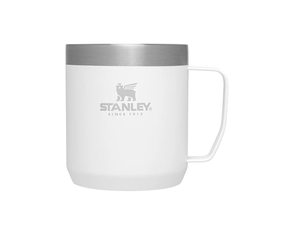 Stanley® Classic La tasse de camping légendaire 12 oz blanche - Gravée
