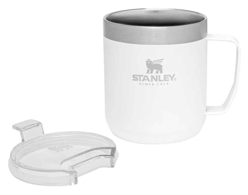 Stanley® Classic La tasse de camping légendaire 12 oz blanche - Gravée