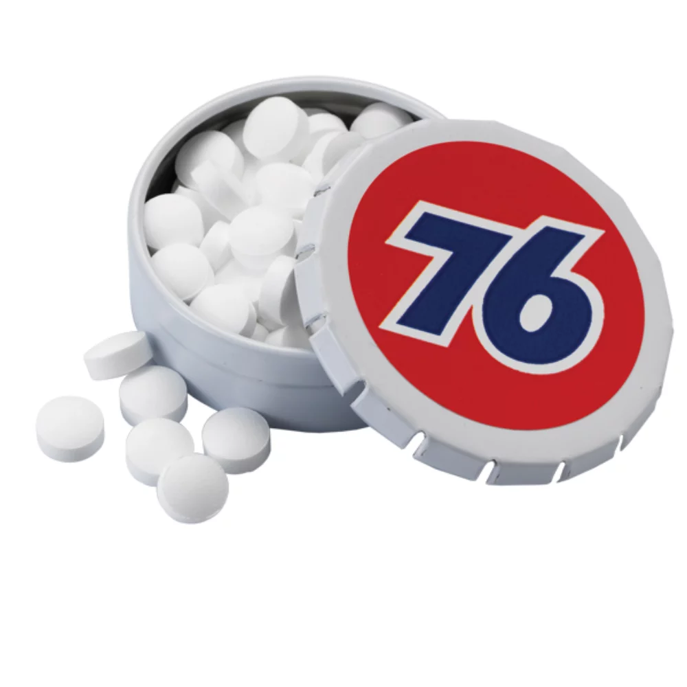 Petite boîte ronde de menthes à pousser