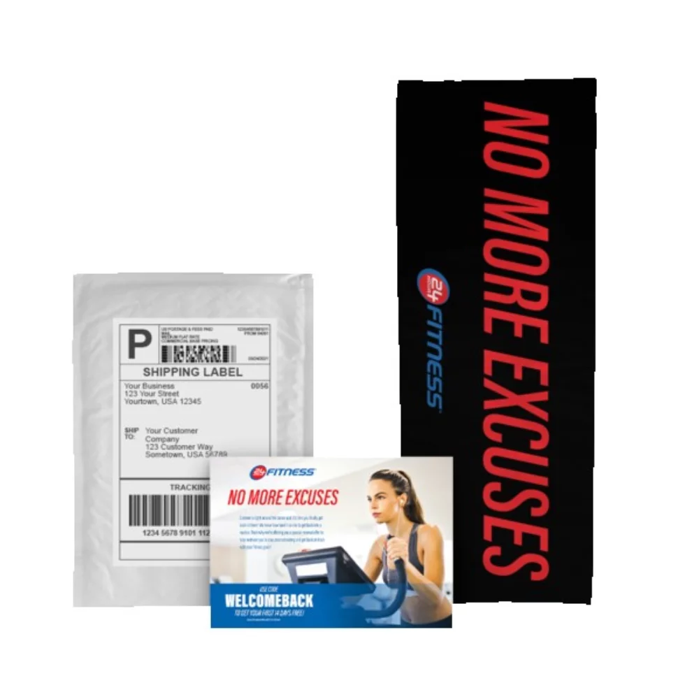 Kit de serviette rafraîchissante sublimée par teinture