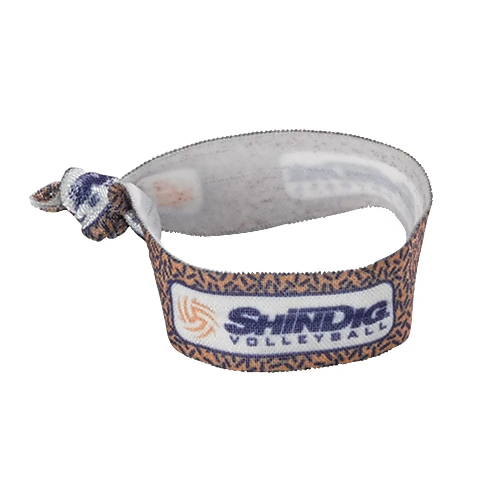 3/4" Dye-Sublimated Elastic Fold Over Hair Tie