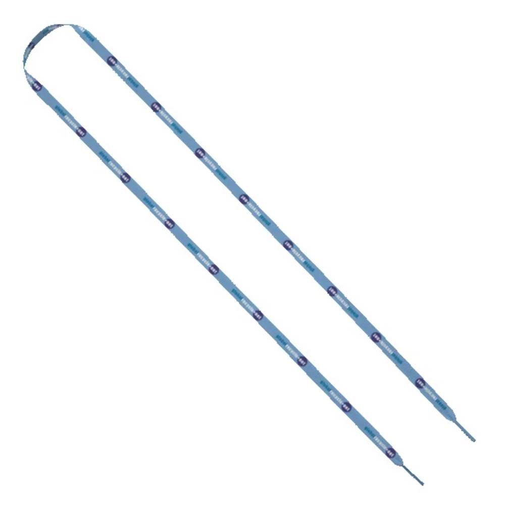 Lacet de chaussure en PET recyclé teint par sublimation (paire) de 3/8"