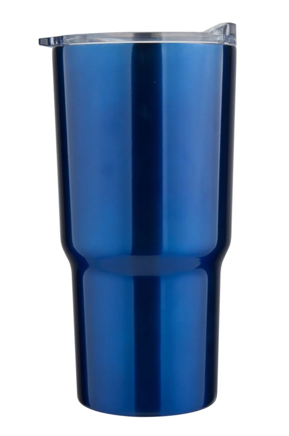 Tasse en acier inoxydable double paroi Minto 20 oz avec couvercle à pression, bleu