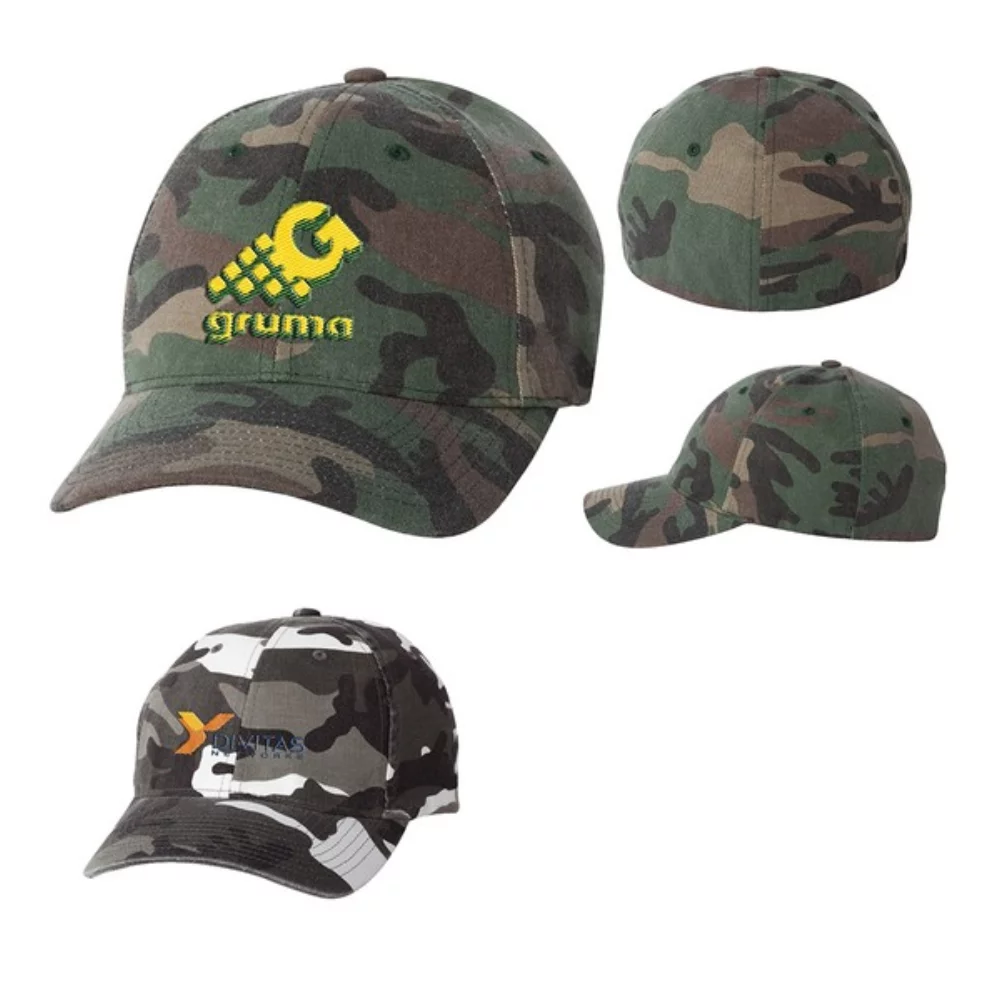 Casquette FlexFit avec surpiqûres contrastantes