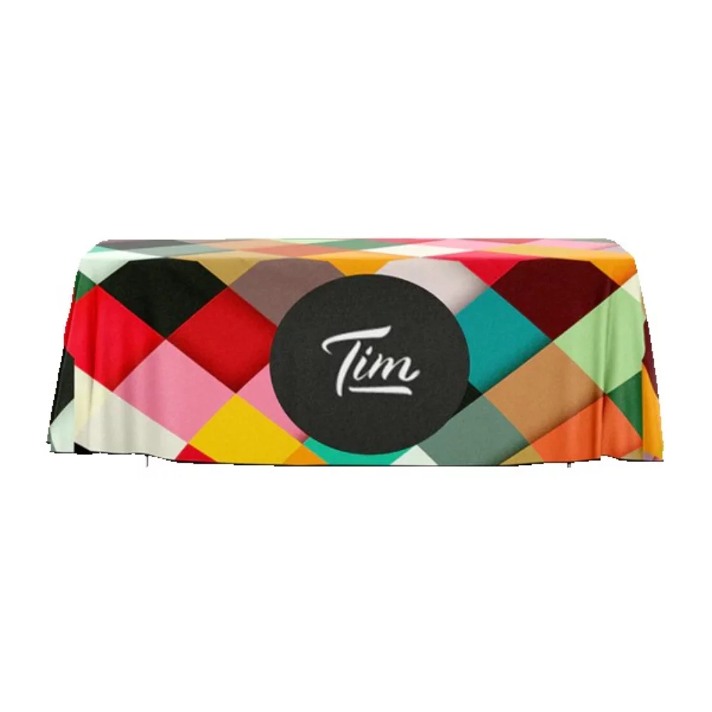 8' Open-Back Full Color Table Throw