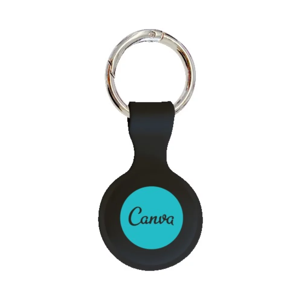 Porte-clés en silicone sérigraphié