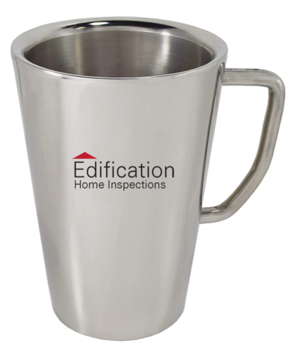 Spirit Conical 12oz double wall matte stainless steel mug in gift box