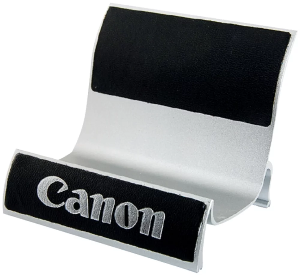 Porte-accessoires en aluminium avec des accents en cuir collé