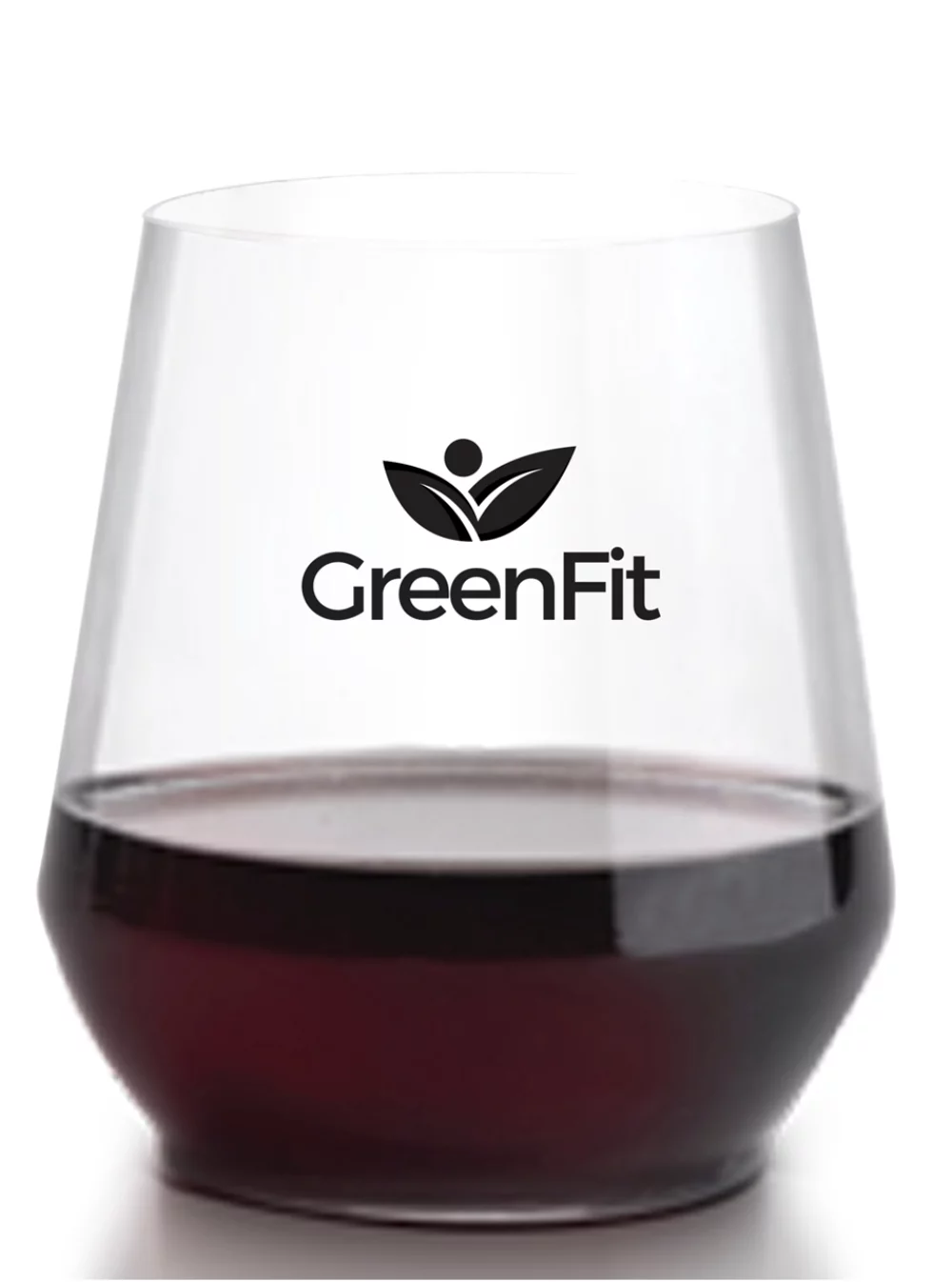 Aurora 12oz clear stemless plastic tumbler