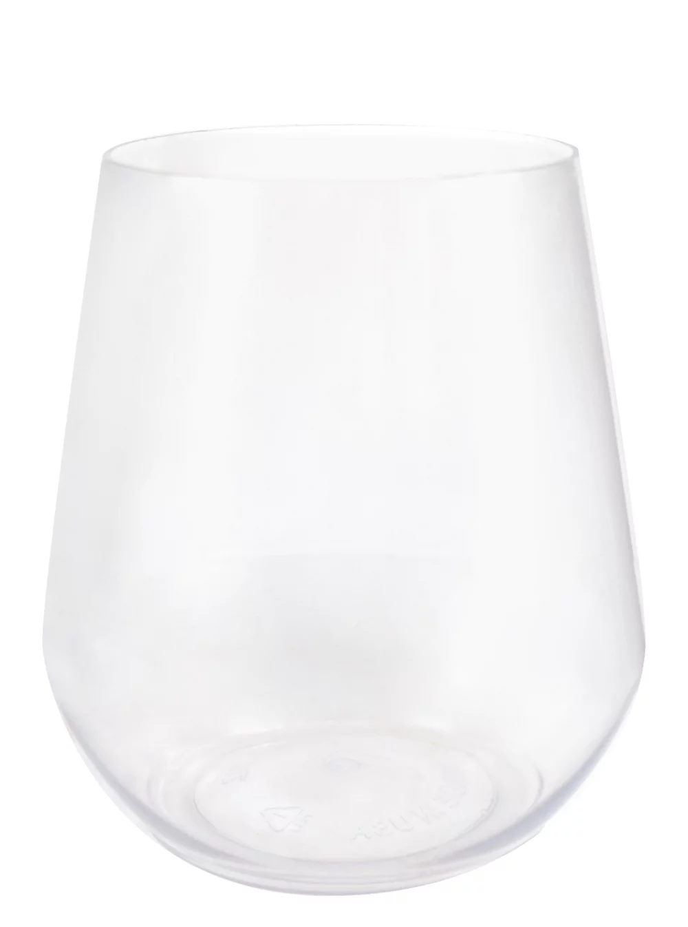 Aurora 12oz clear stemless plastic tumbler
