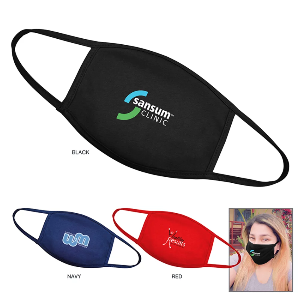 Value Plus - Masque facial de protection en coton à 100%