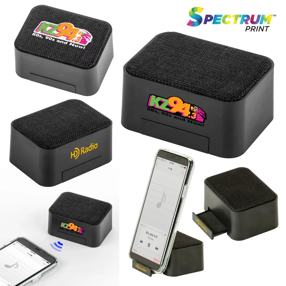 Enceinte sans fil solo avec support pour téléphone