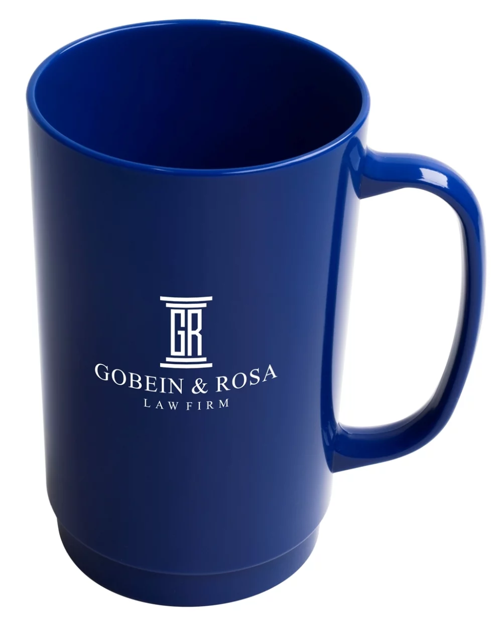 Chope en acrylique de 17 oz, bleue