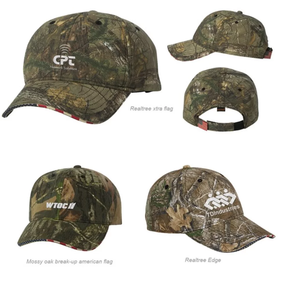 Casquette Outdoor Cap USA350 Flag Camo
