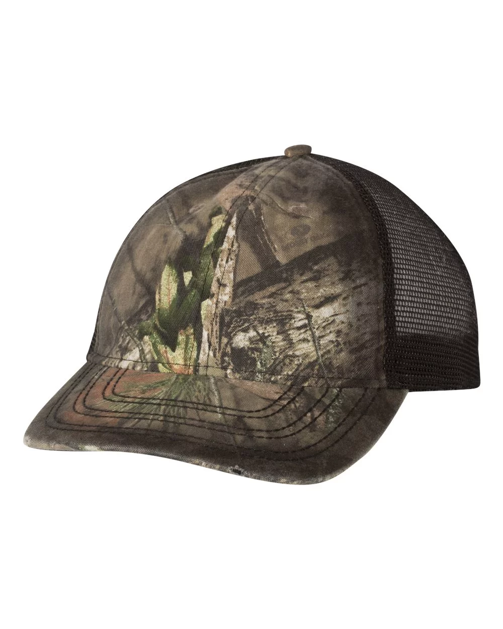 Casquette de camionneur tachée d'huile en camouflage Outdoor Cap