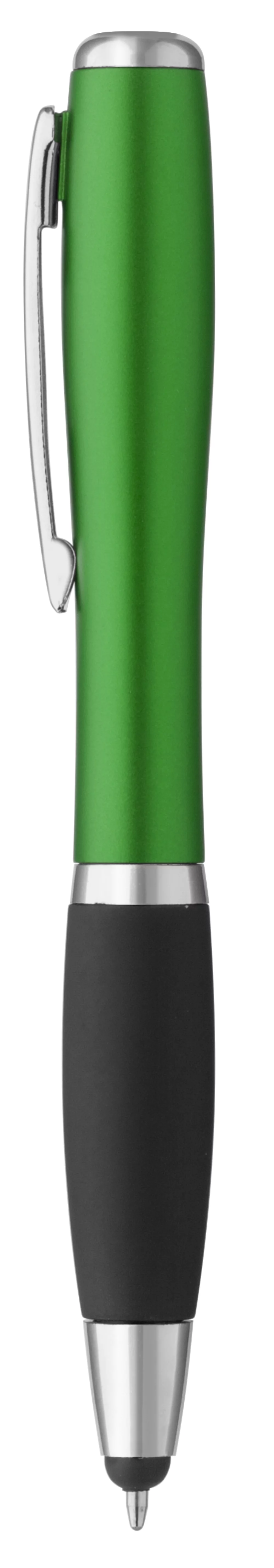 Curvaceous Stylus Ballpoint With Light Pen