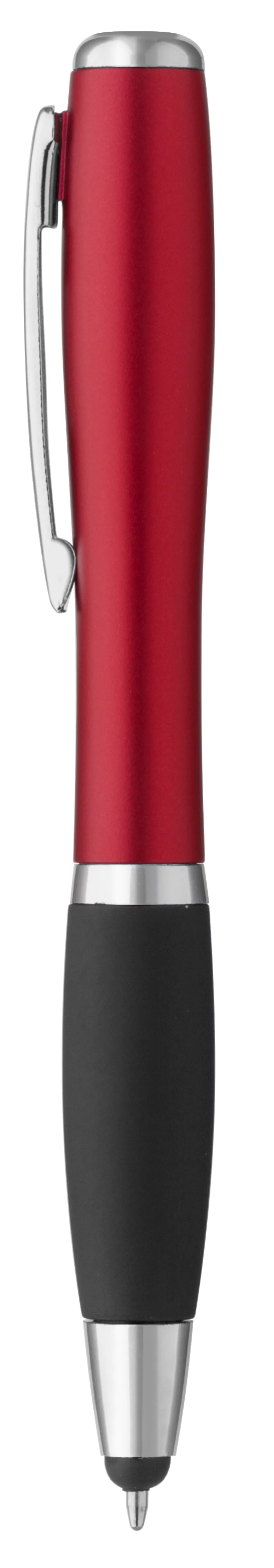 Curvaceous Stylus Ballpoint With Light Pen
