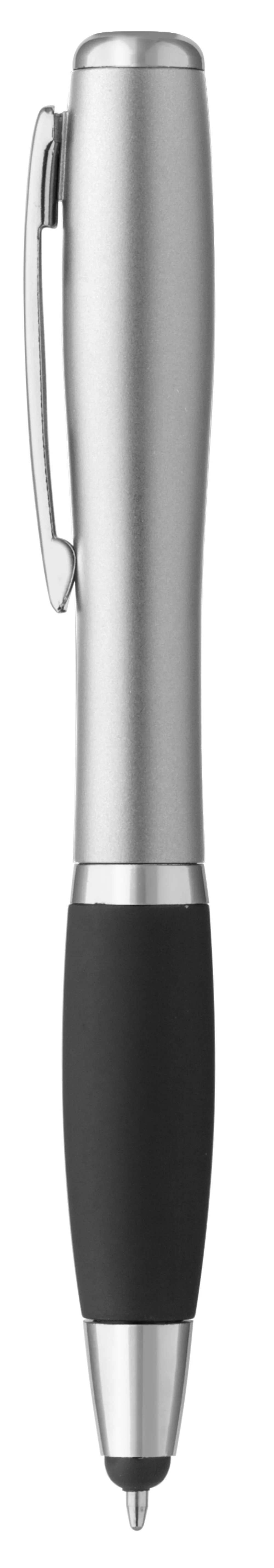 Curvaceous Stylus Ballpoint With Light Pen