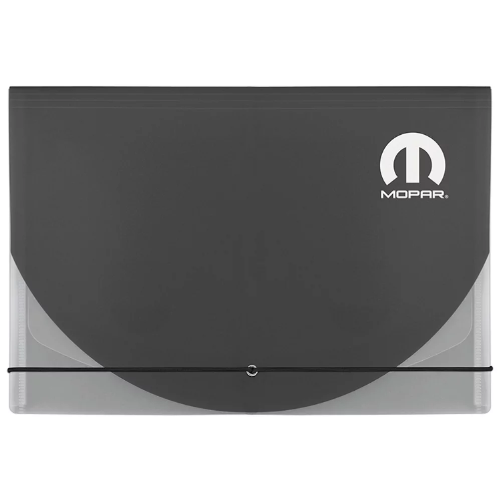 Porte-document translucide à rabat coloré