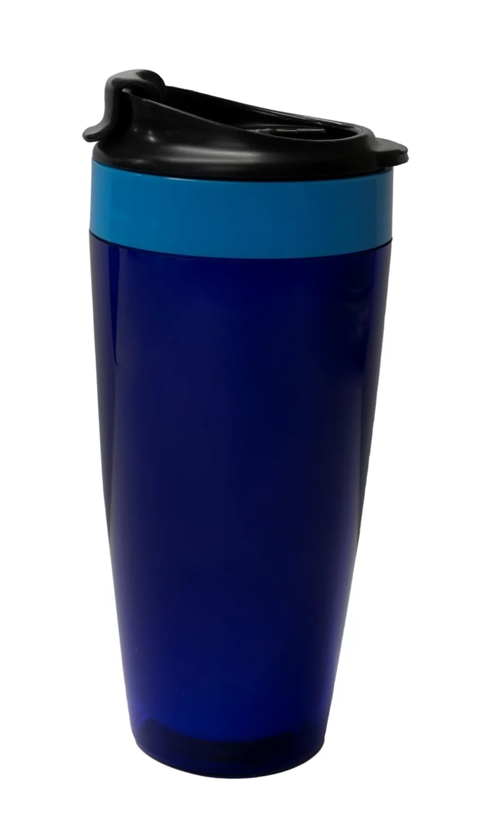 Le Gobelet Vert 16 oz en cobalt/bleu avec couvercle à rabat
