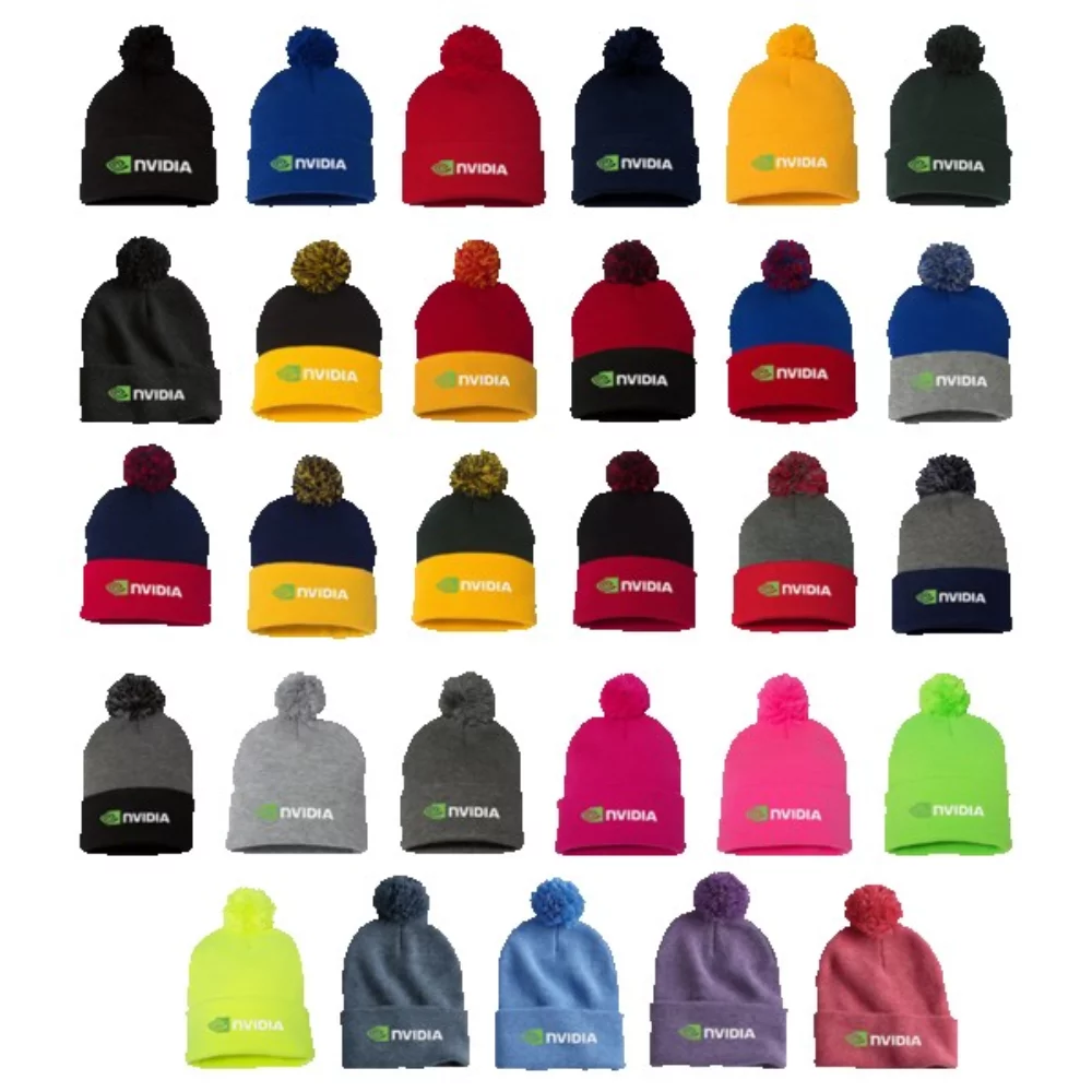 Bonnet tricoté à pompons Sportsman SP15 de 12 pouces
