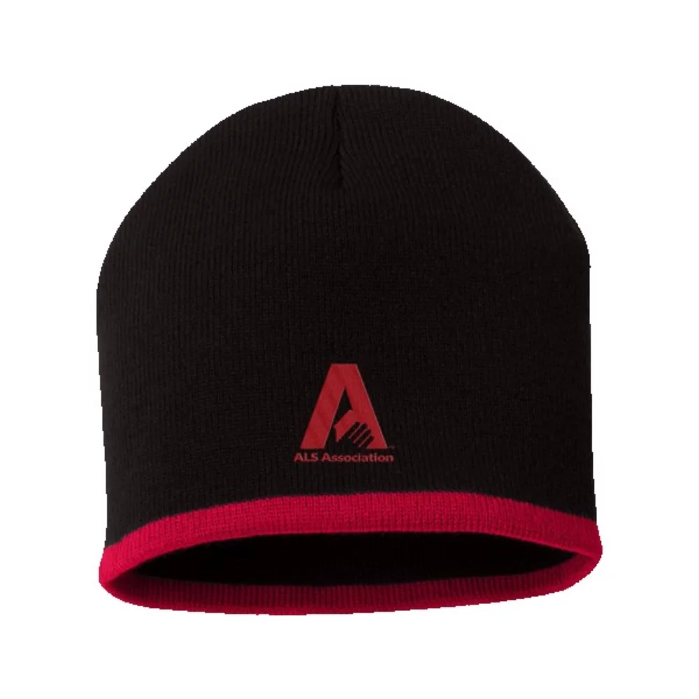 Bonnet tricoté à rayures en bas de 8" Sportsman SP09