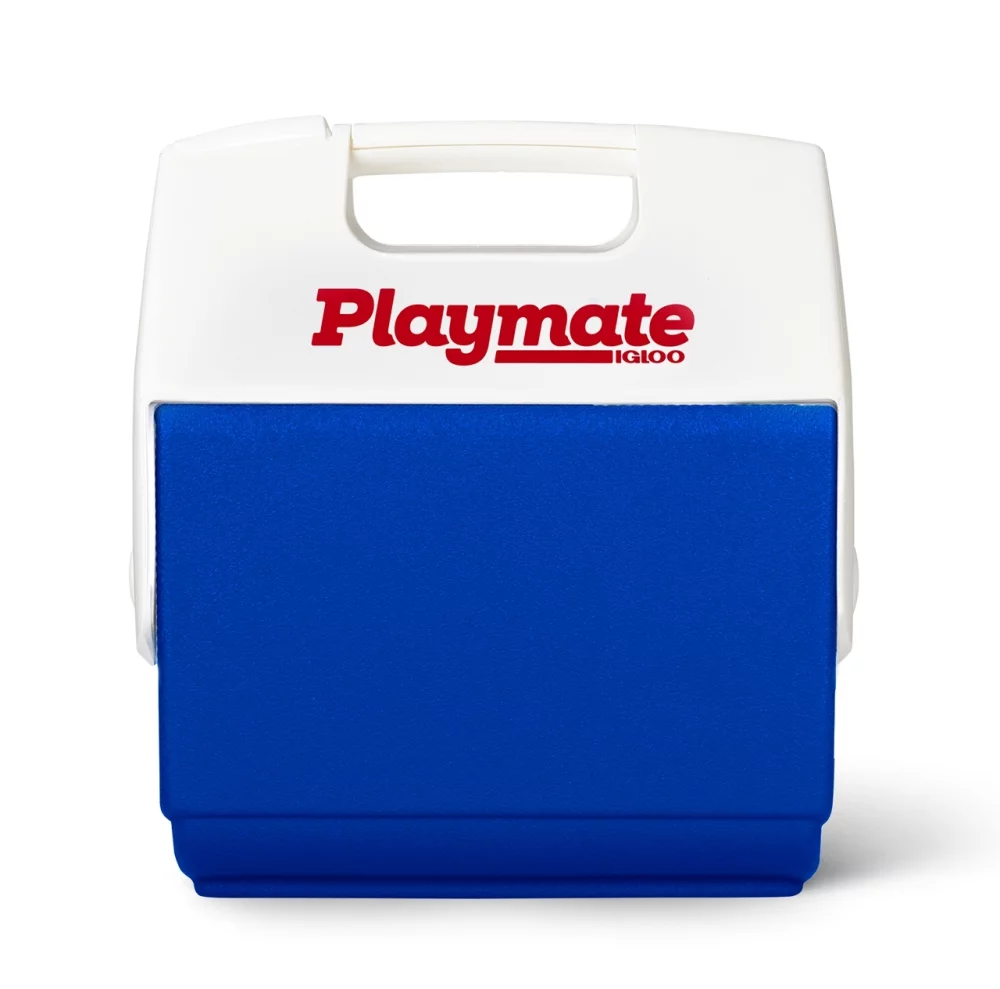 Glacière Igloo Playmate Pal 7qt en bleu/blanc (non décorée)