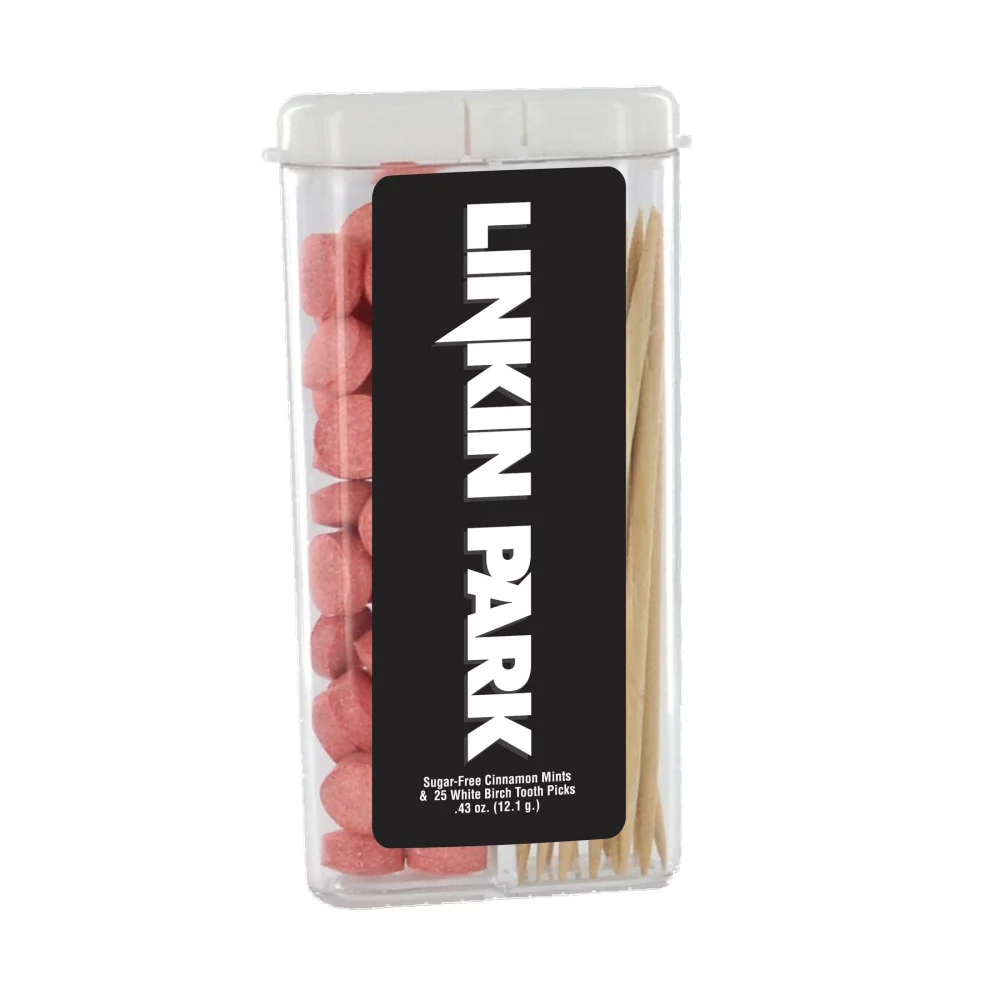 Conteneur à menthe et cure-dents